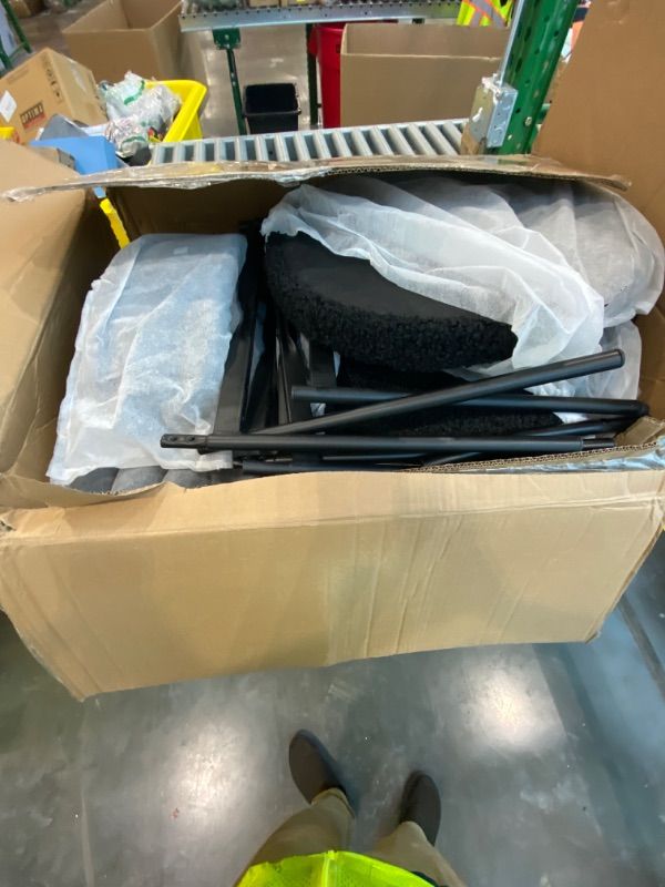 Photo 1 of *PARTIAL SET*
GAOMON Kitchen Table and Upholstered Chairs for 4, Dining Table Set for 4, 5 Piece Dining Room Table Set, Rectangular Kitchen Table Set for Small Space, Apartment, Home, Retro Brown