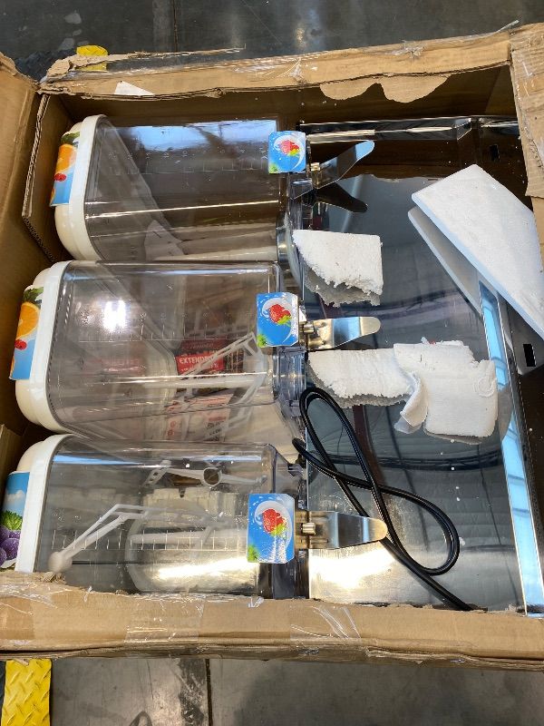 Photo 1 of 54L Stainless Steel Juice Dispenser (3x18L Tanks) w/Adjustable Temp Control | For Cafes, Restaurants & Events