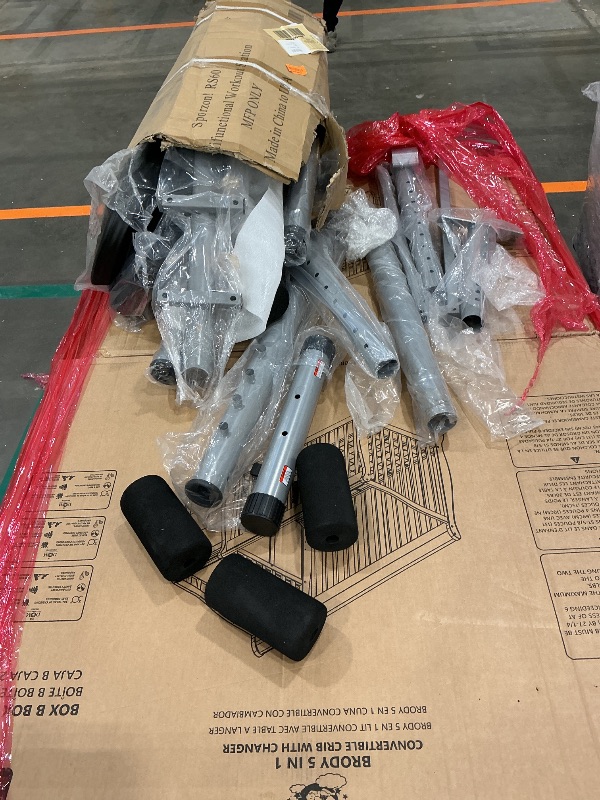 Photo 1 of *MISSING PARTS* Fitvids Multifunctional Home Gym Equipment with 160 lbs Weight Stack, Full Body Workout Weight Machine, Strength Training Exercise Equipment with Pulley System & Leg Press, All-in-One Workout Station