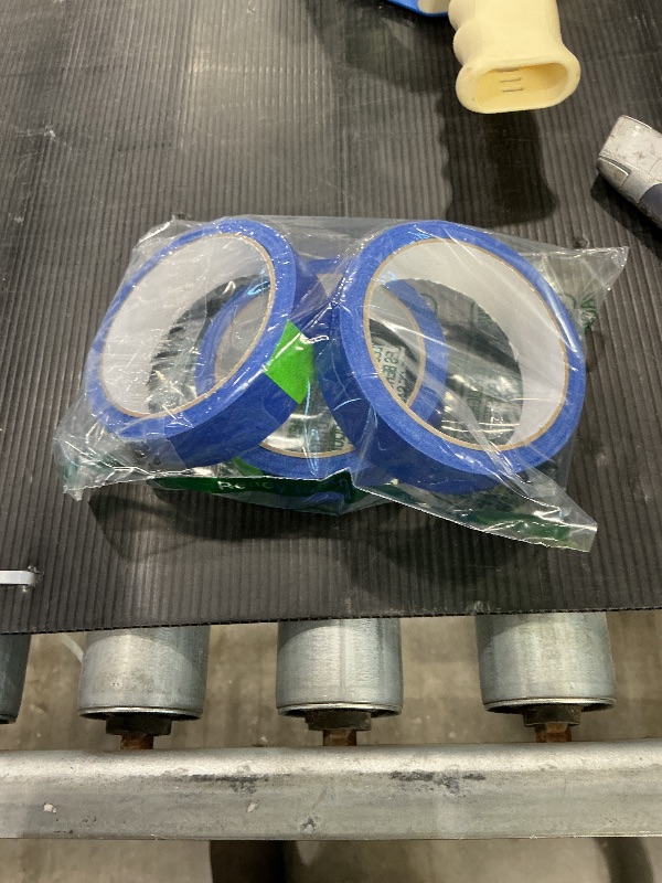 Photo 1 of 4 Rolls Premium Painters Tape, Blue Tape, Masking Tape, Paint Tape for Multi-Purpose, Painting, Painter's, DIY Crafts Arts (88yd =0.94IN*22yd*4) Decoration Labeling No Residue, Easy Removal