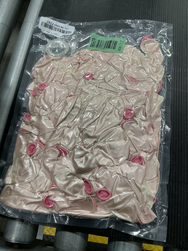 Photo 1 of 108Pcs Pearl Pink Double Stuffed Balloons Different Size, 18/12/10/5 inch Pearl Rose Blush Pink Balloons Garland Arch kit for Boho Birthday Wedding Engagement Bridal Baby Shower Party