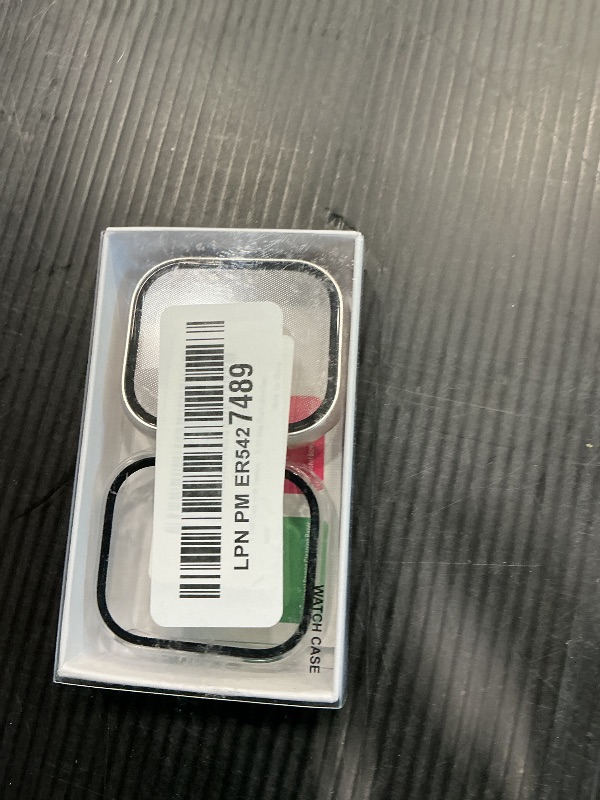 Photo 1 of 2 Pack Case with Tempered Glass Screen Protector for Apple Watch Series 11(2025) Series 10 46mm,JZK Slim Guard Bumper Full Coverage Hard PC Protective Cover HD Ultra-Thin Cover for iWatch 11/10 46mm,Starlight+Clear