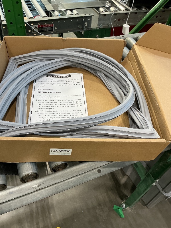 Photo 1 of 2 Pack-W10830162 Refrigerator Door Gasket Replacement for Whirlpool, Kenmore, Kitchen-Aid Refrigerator Door Seal, 39.7"x16.9" Fridge Door Gasket Seal fit Model WRF535SMBM00, KBFS20EVMS13, IX6HHEXDSM00
