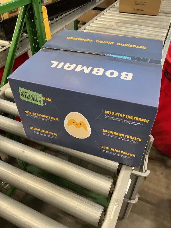 Photo 1 of 21 Egg Incubator, App Record Temperature and Humidity Data During Incubation, Incubator with Automatic Egg Turning and Humidity Control, Hold 21 Chicken Eggs (Blue)