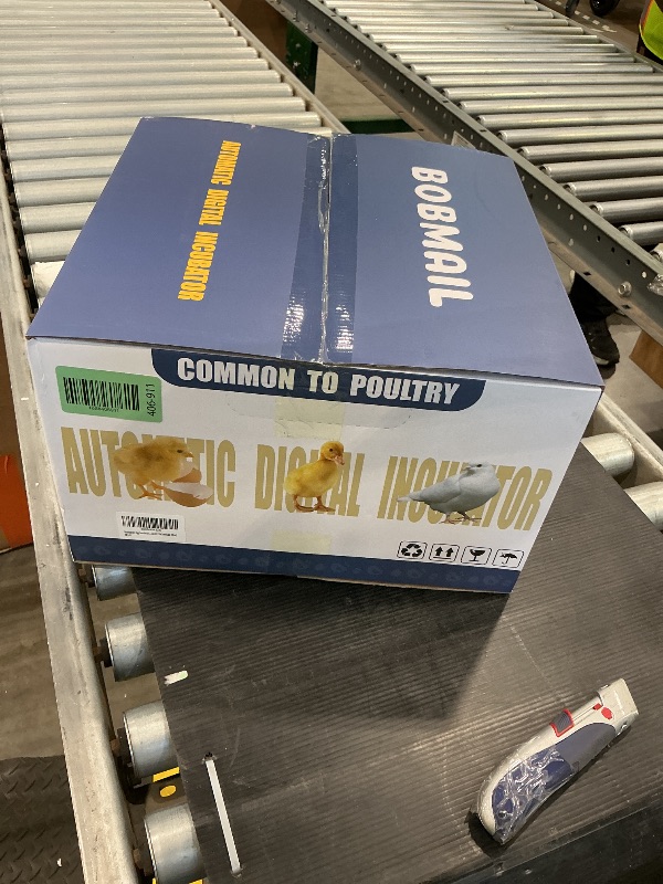 Photo 1 of 21 Egg Incubator, App Record Temperature and Humidity Data During Incubation, Incubator with Automatic Egg Turning and Humidity Control, Hold 21 Chicken Eggs (Blue)