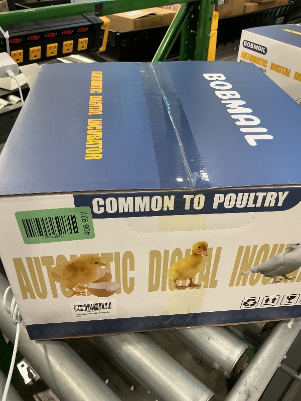 Photo 1 of 21 Egg Incubator, App Record Temperature and Humidity Data During Incubation, Incubator with Automatic Egg Turning and Humidity Control, Hold 21 Chicken Eggs (Blue)