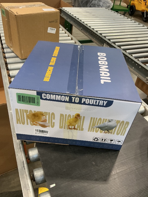 Photo 1 of 21 Egg Incubator, App Record Temperature and Humidity Data During Incubation, Incubator with Automatic Egg Turning and Humidity Control, Hold 21 Chicken Eggs (Blue)