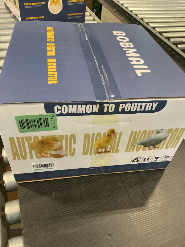 Photo 1 of 21 Egg Incubator, App Record Temperature and Humidity Data During Incubation, Incubator with Automatic Egg Turning and Humidity Control, Hold 21 Chicken Eggs (Blue)