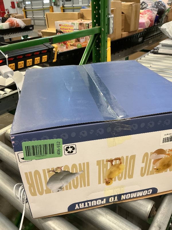 Photo 1 of 21 Egg Incubator, App Record Temperature and Humidity Data During Incubation, Incubator with Automatic Egg Turning and Humidity Control, Hold 21 Chicken Eggs (Blue)