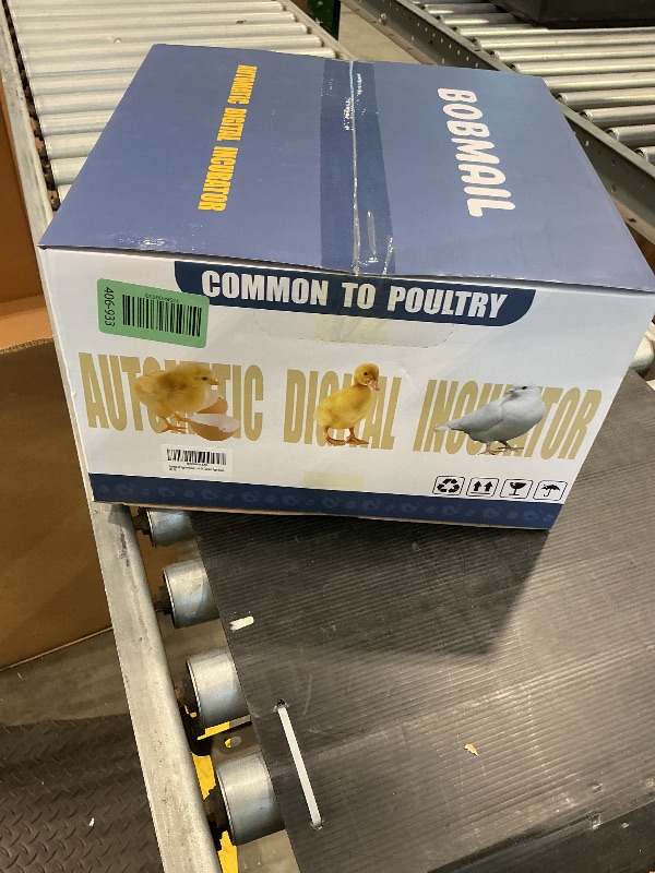 Photo 1 of 21 Egg Incubator, App Record Temperature and Humidity Data During Incubation, Incubator with Automatic Egg Turning and Humidity Control, Hold 21 Chicken Eggs (Blue)