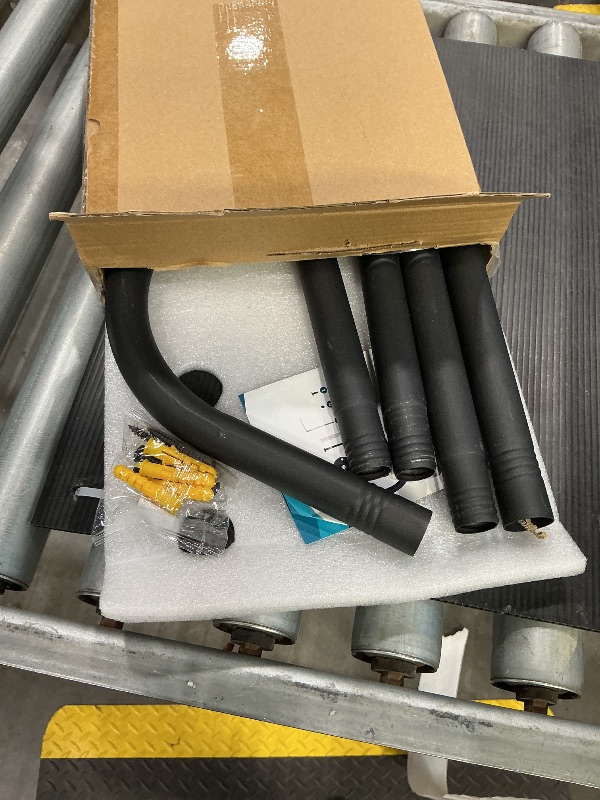 Photo 1 of ***SEE CLERK COMMENTS*** L Shaped Shower Curtain Rod, (29.9"-39.8"x29.9"-39.8") Adjustable Curved Shower Rod, 90 Degree Corner Shower Rods for Bathroom Bathtub Clothing Store Locker, locker rooms, fitting rooms, Black