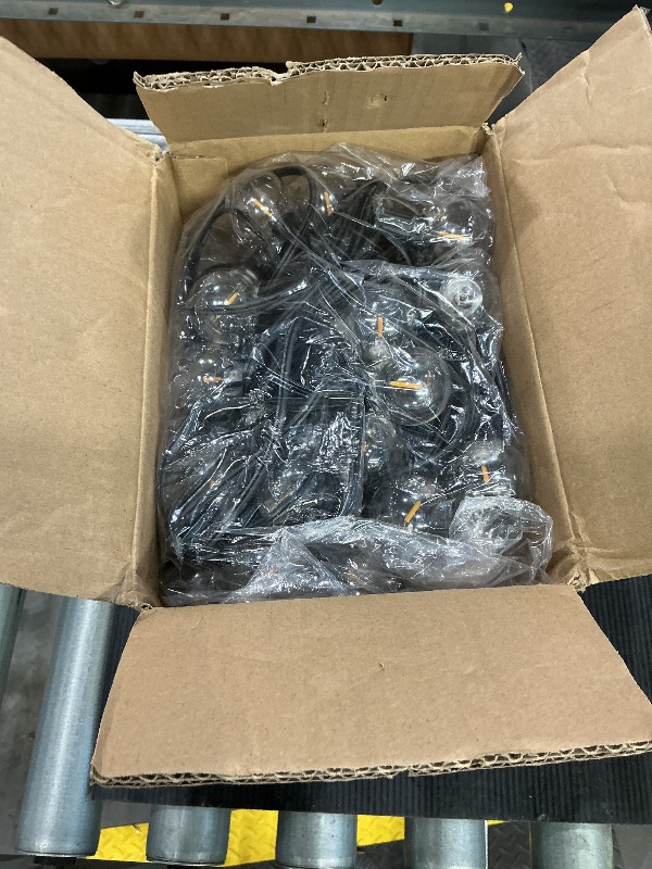 Photo 1 of 100ft 2-Pack Outdoor G40 LED Globe String Lights Dimmable Waterproof Shatterproof Light Strings with 52 Bulbs Connectable Commercial Hanging Lights for Christmas Patio House Backyard Balcony Party