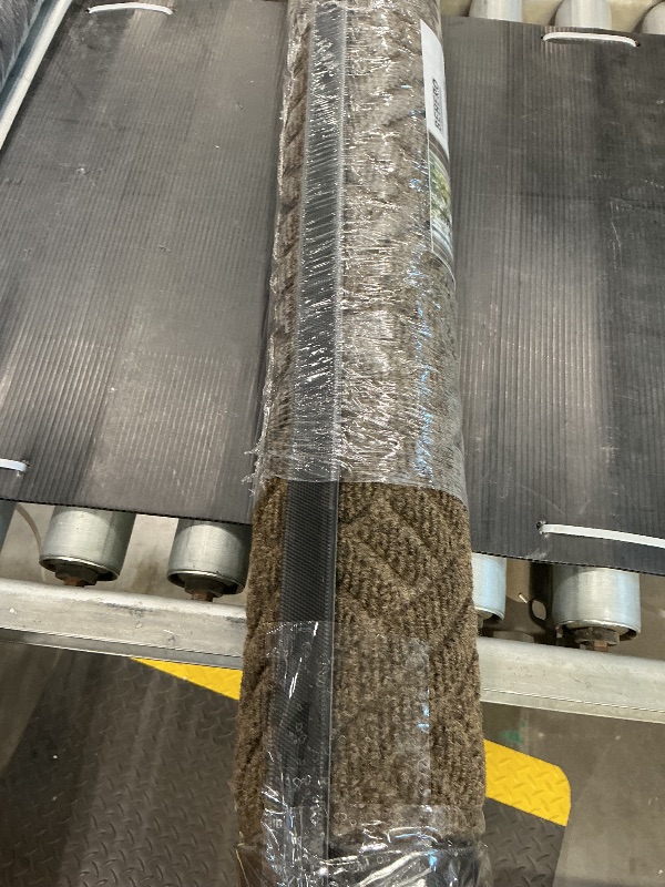 Photo 1 of *MINOR DAMAGE - Rips on the Plastic*
Front Door Mat Indoor Outdoor Entrance, Welcome Mat for Entryway, Stain and Fade Resistant, Heavy Duty Absorbent Door Mat, Non Slip Door Mats Outdoor, Entry Doormat, 60x36 Inch, Brown