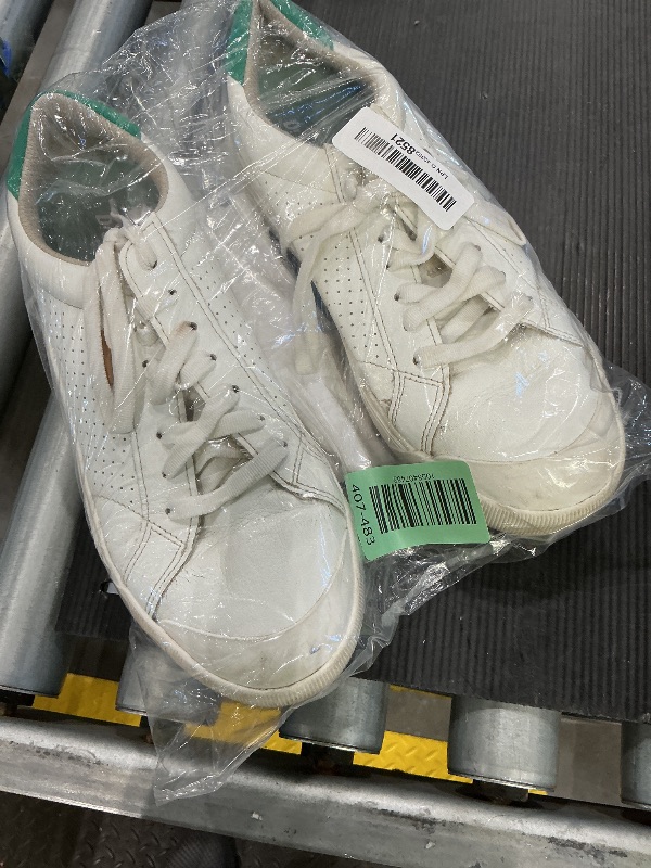 Photo 1 of ***SEE CLERK COMMENTS*** Dr. Scholl's Shoes Womens Time Off Platform Slip On Fashion Sneaker White/Green Perf 9.5 M