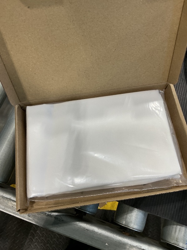 Photo 1 of Amazon Basics Standard Pillowcase with Zipper, 100% Cotton Hypoallergenic, Pillow Protector, White (27 x 21 Inches), Pillows Not Included