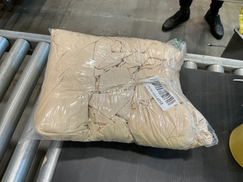 Photo 1 of 3 Pack 6ft Spandex Champagne Tablecloth for Rectangle Tables Fitted, Open Back Washable Wrinkle Resistant Stretch Rectangular Champagne Ruffle Table Cloth Cover for Event Wedding Banquet and Parties