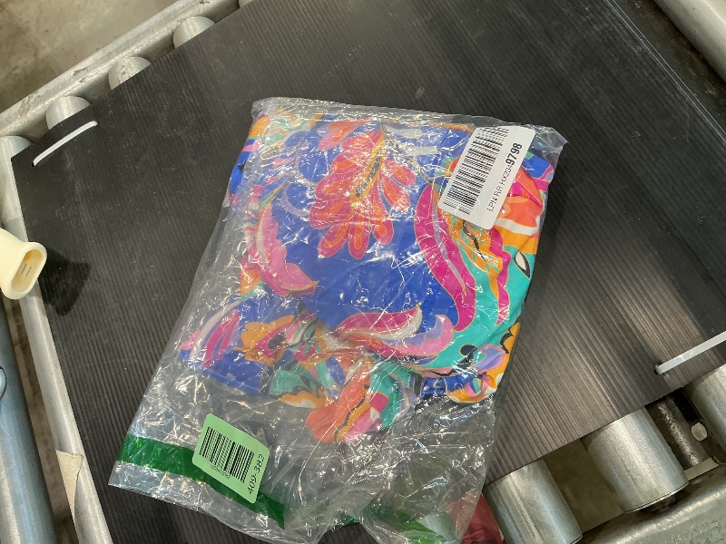 Photo 1 of 24th & Ocean Women's Standard Underwire Cutout High Neck Tankini Swimsuit Top, Multi//Prima Paisley