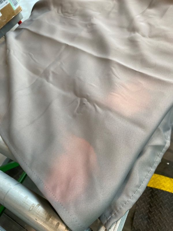 Photo 1 of *Major Damaged* NICETOWN Gray Blackout Curtains for Bedroom 84 inches Long - Thermal Drapes Grommet Room Darkening Light Blocking Curtains Window Treatments for Living Room (2 Panels, W52 x L84, Grey)