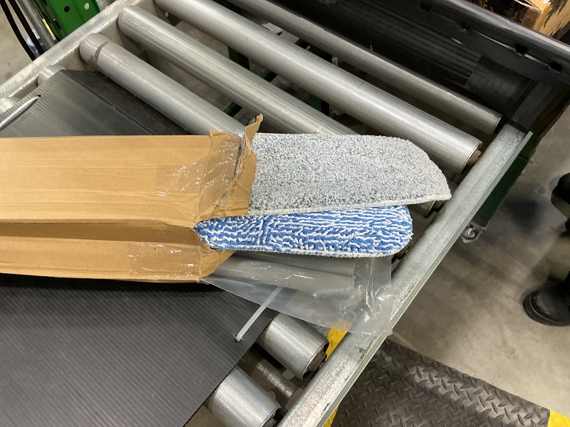 Photo 1 of 18'' Microfiber Mop for Floor Deep Cleaning, Extendable Long Handle with Aluminum Plate, Wet Mopping and Dry Dusting Chenille Pads Included Great for Hardwood, Laminate, Vinyl, Tile Cleaning