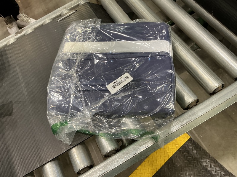 Photo 1 of *Minor Damaged - Check clerk notes*
ZOOPIP Fireproof File Box with Lock, Document Box Storage Organizer, Suitable for Hanging File Folders in Letter Size, Collapsible File Box, Reflective Strip for Fast Find (12.2"*6"*10.2, Blue)