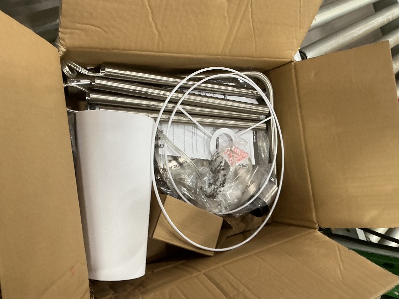 Photo 1 of ?Upgraded? Dimmable 1000 Lumens LED Edison Bulb Included, Brushed Nickel Arc Floor Lamps Modern Standing Lamp Tall Lamps for Living Room Bedroom