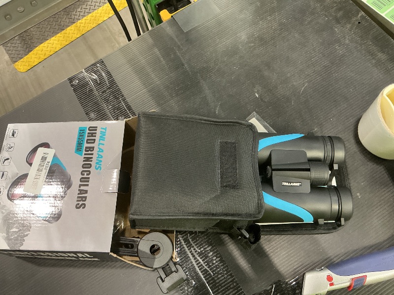 Photo 1 of 15x55 HD Binoculars for Adults – High Powered Large View, BAK4 Prism, Waterproof & Lightweight for Bird Watching, Hiking, Travel, Cruise, Sports with Phone Adapter (Blue)