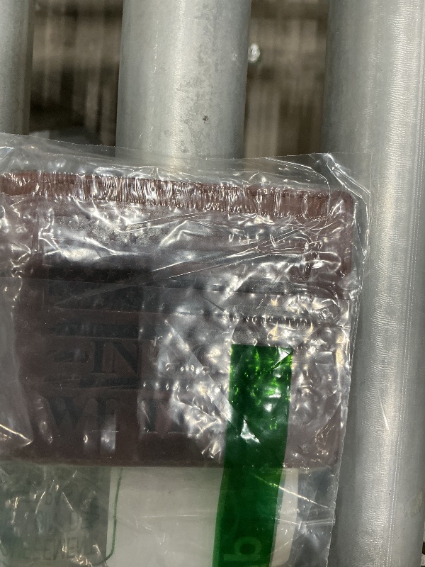 Photo 1 of American Flag Wallet for Men, 'IN GOD WE TRUST' RFID-Blocking Cowboy Wallet, Full-Grain Leather, 10 Card Slots, Distressed Vintage Brown – Western Bi-Fold Wallet