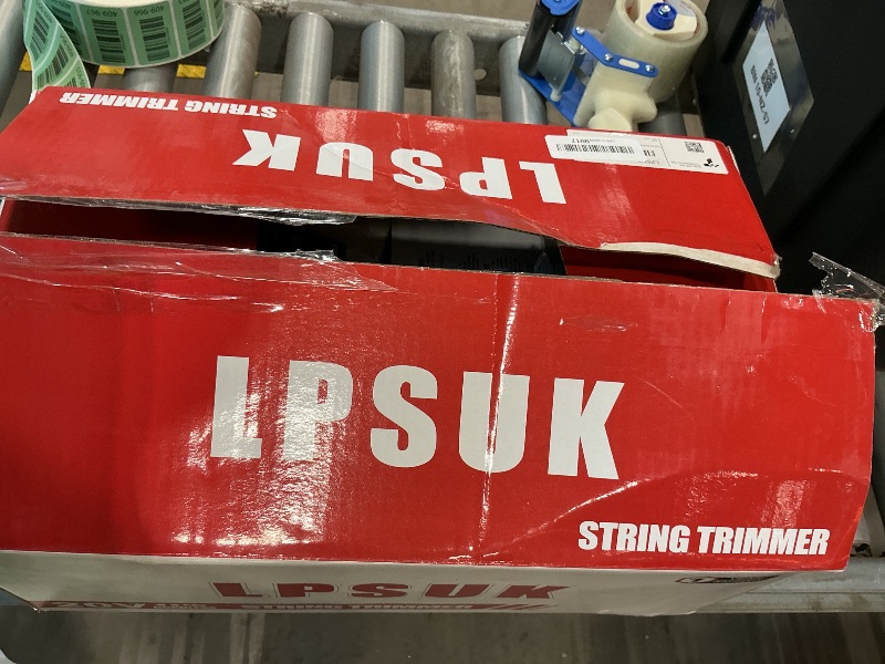 Photo 1 of 20V Cordless String Trimmer, Two 2.0Ah Battery Powered with Fast Charger, 12'' Grass Cutter with Auto Line Feed, 2-in-1 Electric Lawn Mower Grass Trimmer&Edger Lawn Tool with 8 Lines for Yard, Garden