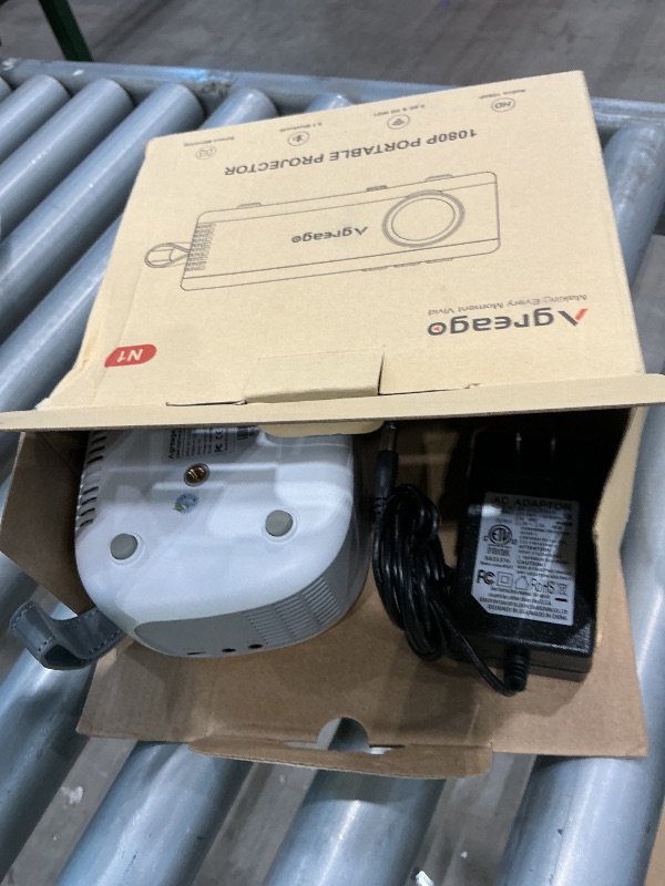 Photo 1 of 15000 Lumens Outdoor Movie Projector - Native 1080P HD Portable Projector with WiFi 6/Bluetooth 5.2, Compatible with iPhone, Android, Fire Stick, PS5, Xbox(USB-C Cable) ±15° Keystone