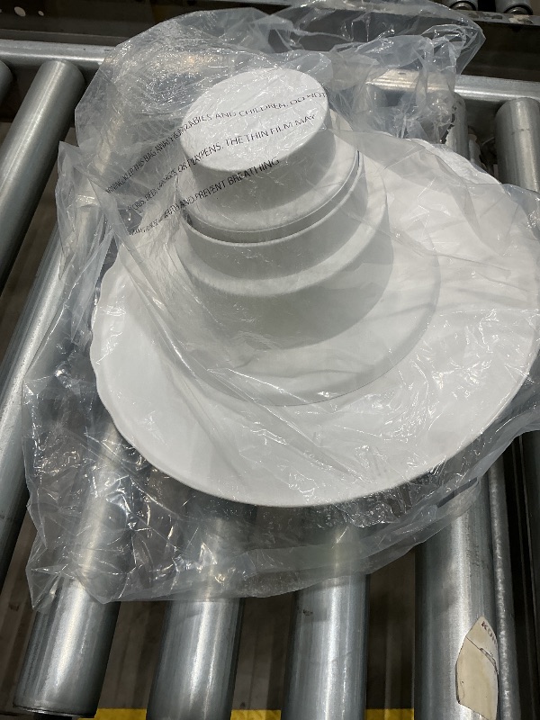 Photo 1 of 4-Tier Cupcake Stand for 36 Cupcakes?Large Plastic Cupcake Tower Stand Cupcakes Holder Tree?4 Tiered Dessert Table Stands for Party?Reusable Cookie Risers for Christmas?Wedding?Birthday?Party Events