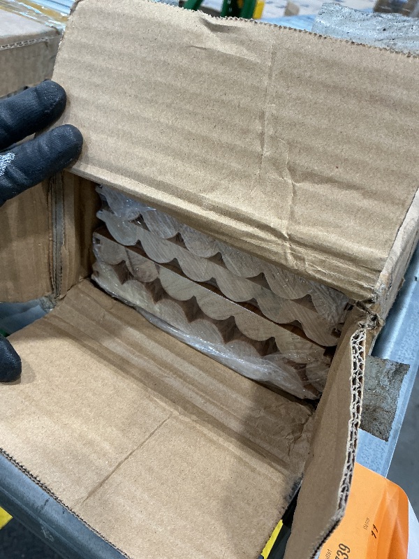 Photo 1 of *USED*
Art3d Fluted Wood Panel for Wall and Ceiling, Beaded Accent Molding for Home Decoration, Pack of 4pcs + 1pc End-Trim, Size 108 x 5.7in.- Beaded Oak