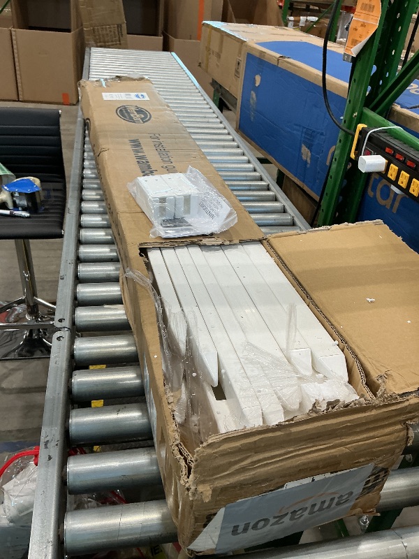 Photo 1 of 4ft H x 4ft W (1 Gate) No Dig WamBam Nantucket Gate Kit, White Vinyl Picket Yard Fence Gate with Hardware Included for Nantucket Fence Kit, Durable Outdoor Gate for Yard or Garden, BL19102