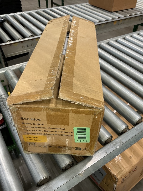 Photo 1 of 10-Frame Wax Coated Bee Hives Medium Super Box, Langstoth Honey Super Bee Box Dipped in 100% Beeswax Includes Beehive Frames and Waxed Foundations for Beekeeping Supplement