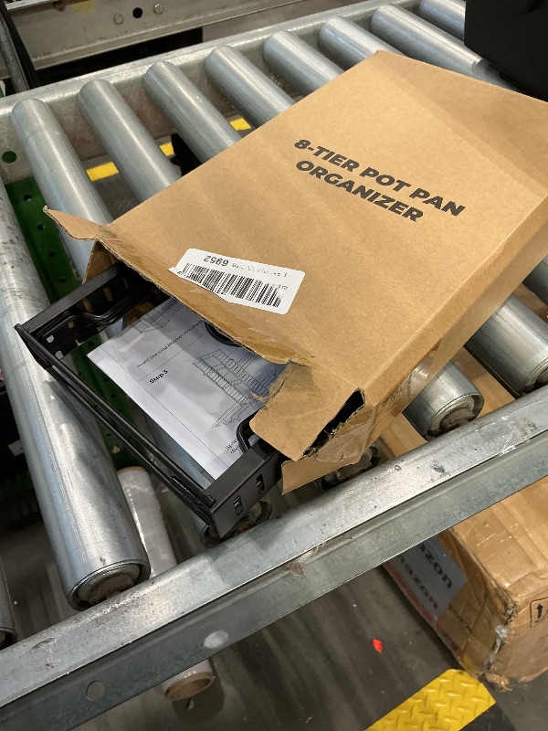 Photo 1 of *Missing Parts*
ORDORA Pots and Pans Organizer for Cabinet 16.61'' Height, 8 Tier Pot Organizers Rack with 3 DIY Methods, Adjustable Pan Organizer under Cabinet Kitchen Organization and Storage