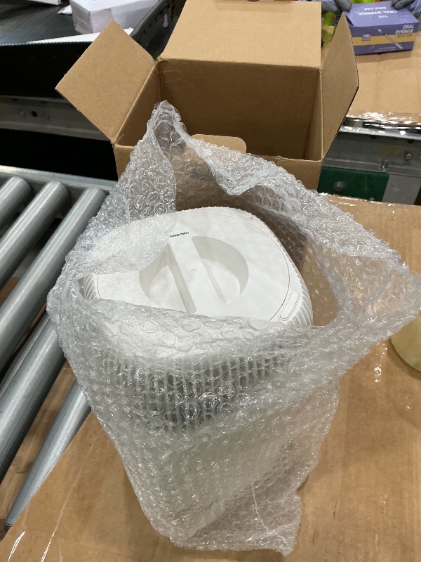 Photo 1 of ***MISSING CHARGER*** Air Purifiers for Home with H13 True HEPA Filter Up to 1076 Ft² for Pet Hair, Odors, Pollen, Smoke, Compact Air Cleaner with 3 Speeds, Timer, Aroma Quiet 360°Intake Filter, White