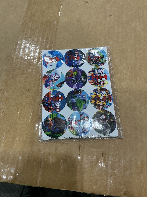 Photo 1 of 120pcs Spider and His Friends Stickers for Kids Birthday Party Supplies for Spider and His Friends Birthday Decorations -10 Sheets