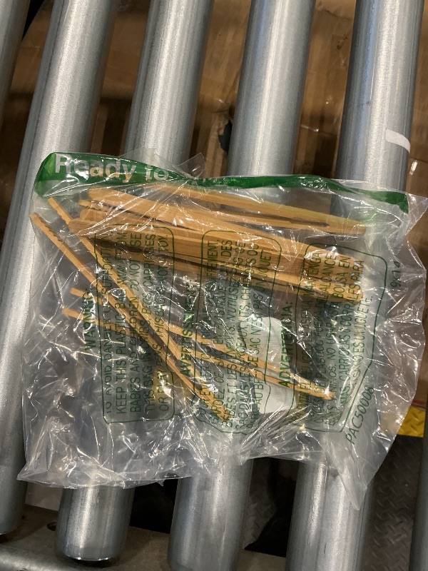 Photo 1 of 12 Pcs Bamboo Tongs 7 Inch Bamboo Toast Tongs for Serving Pickle Muffin, Cheese Fruits Salad, Toast & Bread