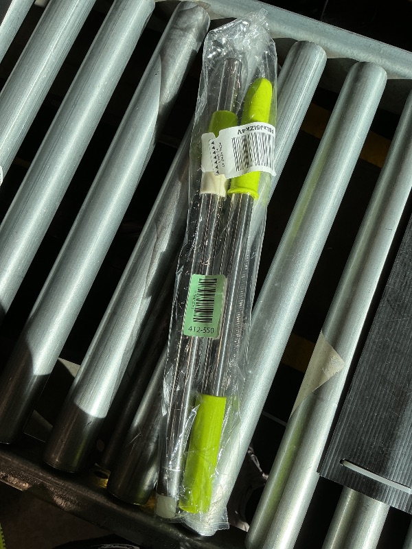 Photo 1 of SILVER & GREEN MOP STICK