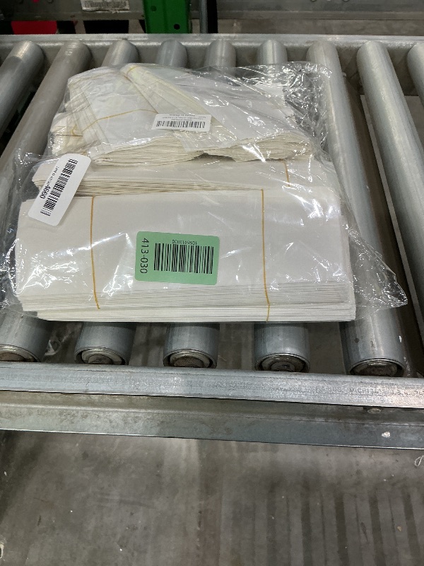 Photo 1 of 1200 Pcs Silverware Churro Bags, White Kraft Paper Silverware Sleeves for Kitchen Utensil Treats Bakery Cookies, 3.1 x 9.8 Inch