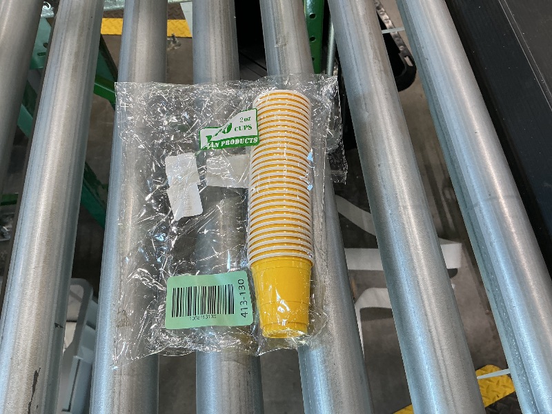 Photo 1 of ***SEE NOTE*** HAOZAN 100ct 2oz. Mini Yellow Shot Cups, Disposable and Small Size Perfect for Party, Tastings, Sample and More