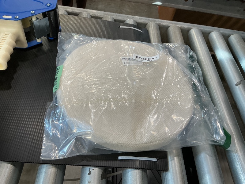 Photo 1 of 12" Anti Slip Round Stool Cushions with Straps,Thick Circle Chair Pad for Kitchen Dining Chairs,Detachable Round Chair Cushion Cover with Rubber Granule Bottom for Bistro Bar High Stool Beige