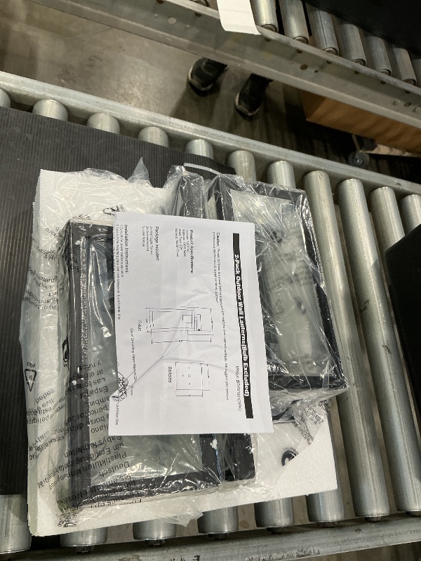 Photo 1 of 2-Pack Outdoor Light Fixtures Wall Mount, Waterproof Exterior Wall Lanterns with Clear Glass, Anti-Rust Outside Black Wall Sconces, Front Porch Lights for House Garage Doorway, Bulbs Not Included