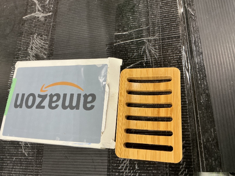 Photo 1 of ***See notes***AmazerBath Soap Holder Soap Dish, Bamboo Soap Dish, 2 Pack Wood Bar Soap Holder for Shower, Trays Self Draining, Soap Saver for Shower, Bathroom, Kitchen(Natural Color)