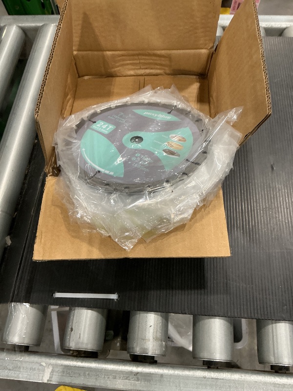 Photo 1 of 10 Pack 7-1/4 Inch 24T Circular Saw Blades Fine Finish with 5/8" Arbor ATB Framing Saw Blades for Cutting Softwood Hardwood Laminate Plywood Chipboard Panels FRP MDF by puxyblue