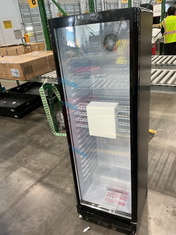 Photo 1 of *USED*
BEYOU Beverage Refrigerator, 8.5 cu. Ft Commercial Refrigerator Merchandiser with single Glass Door, Display Fridge for Living Room, Bar, Garage?Black? *See Clerk Notes*