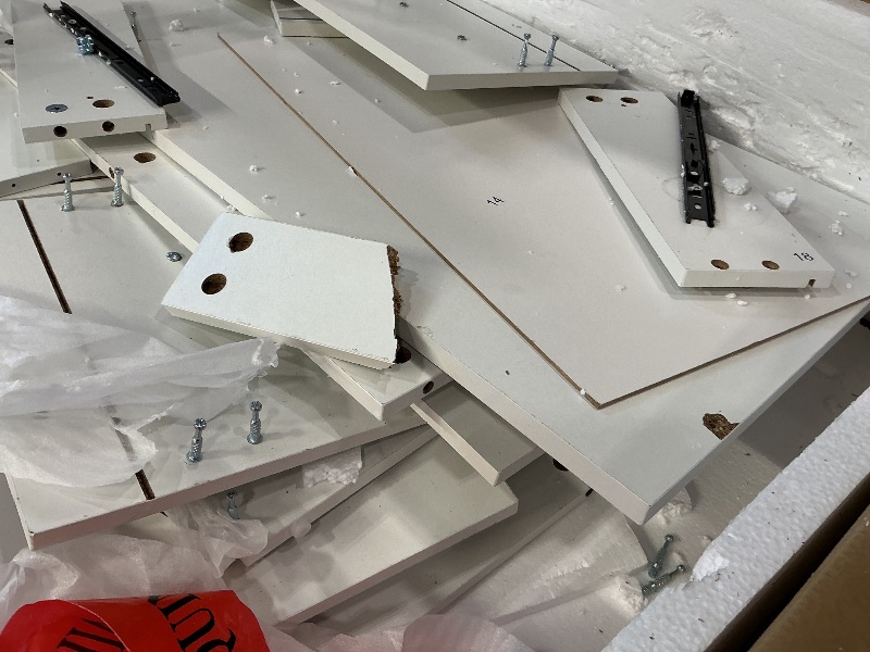 Photo 1 of ***See Notes***YITAHOME Vanity Set with Large LED Makeup Mirror, Stool, 11 LED Lights with 3 Lighting Modes