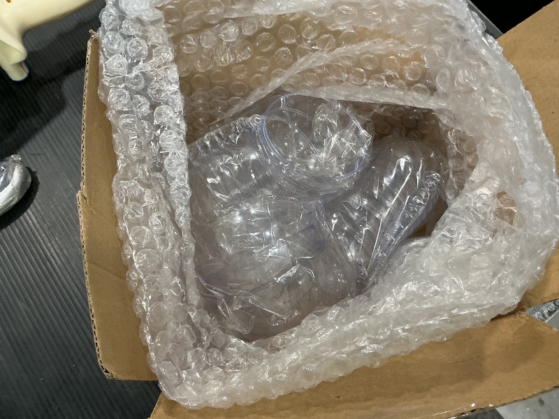 Photo 1 of 20 Pack Clear Plastic Fillable Ornament Ball for Christmas,Holiday, Wedding,Party,Home Decor 4 Sizes (50/60/70/80mm)