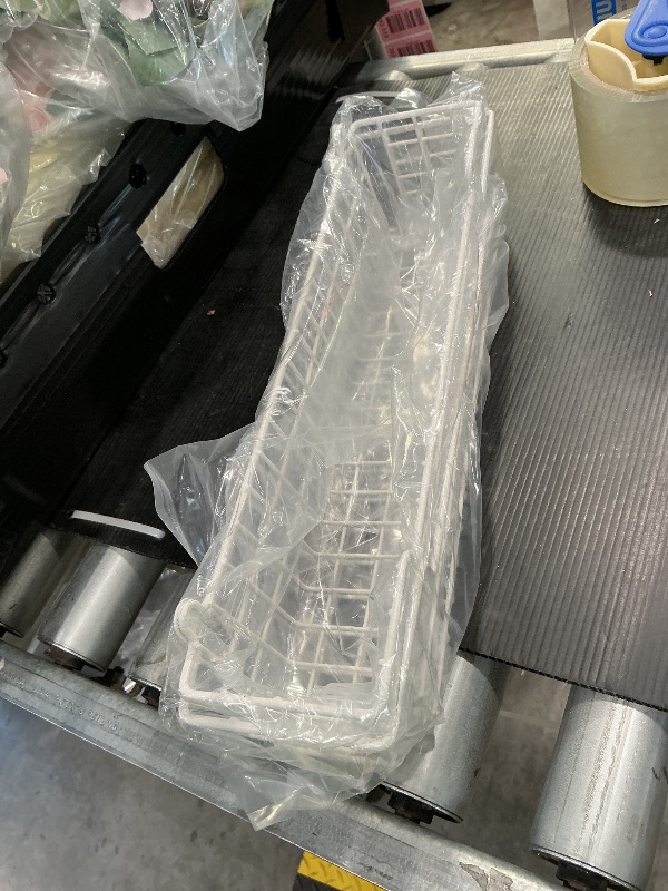 Photo 1 of (Prototype) 2 Sets Extra Large Hanging Wall Basket, White Metal Wire Baskets with Steel Hooks for Organizing, WallmountedFruit Vegetable Toy Snack Storage, Home Kitchen Bathroom Laundry Pantry Organizer