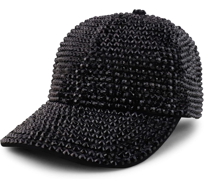 Photo 1 of (Prototype) Black bedazzeled hat