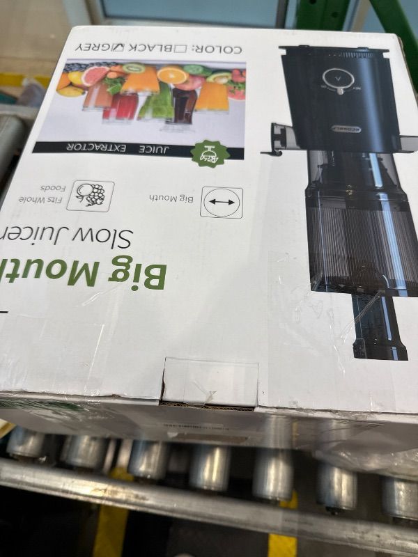 Photo 1 of **MISSING PARTS**
Cold Press Juicer, ECOSELF Juicer Machines with Large Feed Chute Fit Whole Fruits & Vegetables, Self Feeding for Juice Extractor Machine, Easy to Clean and Assemble, High Juice Yield